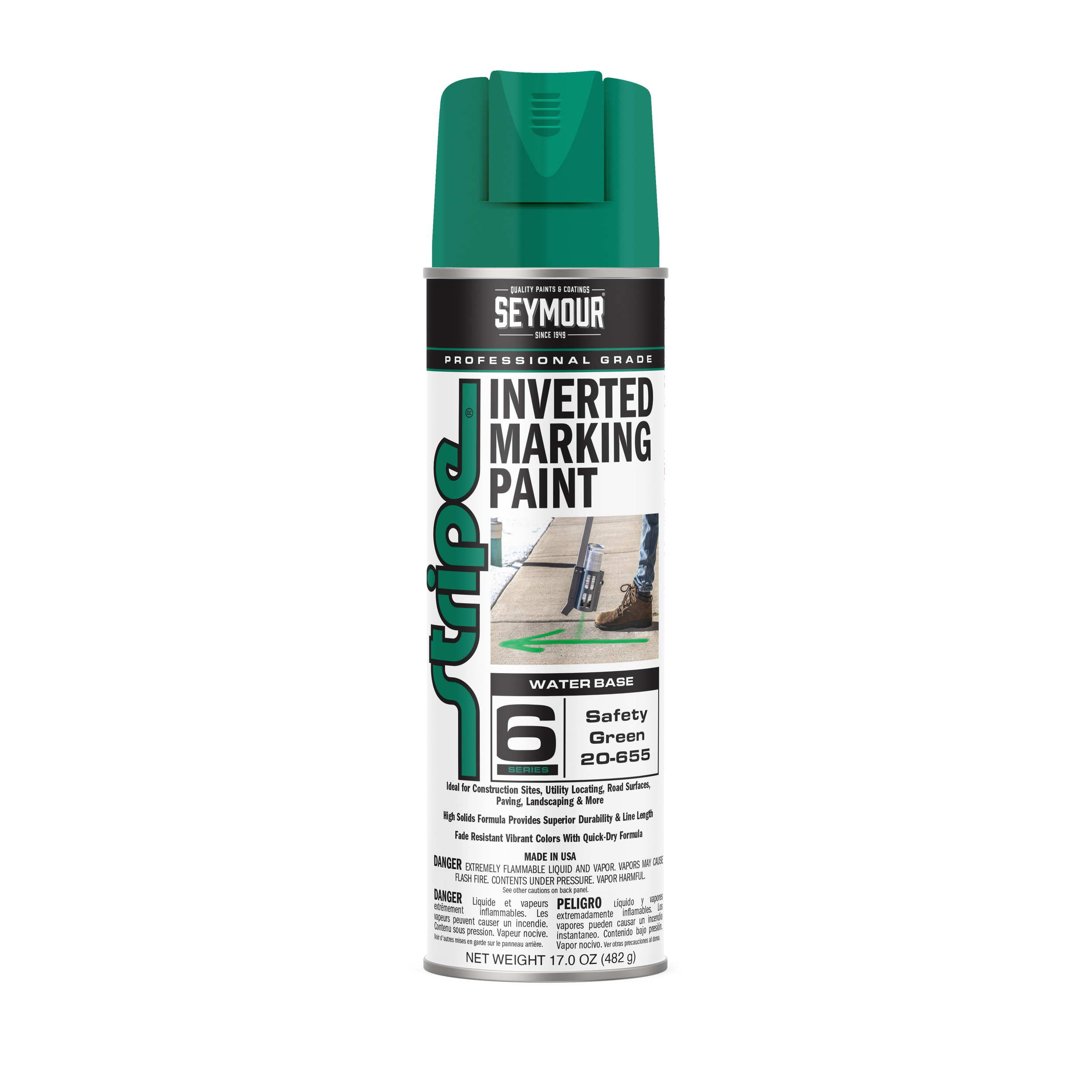 Marking Paint Safety Green Blue Cardinal Chemical