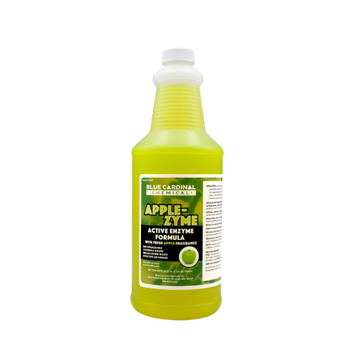Apple Zyme apple-scented enzyme deodorizer for odor removal, grease liquefying, and organic waste digestion
