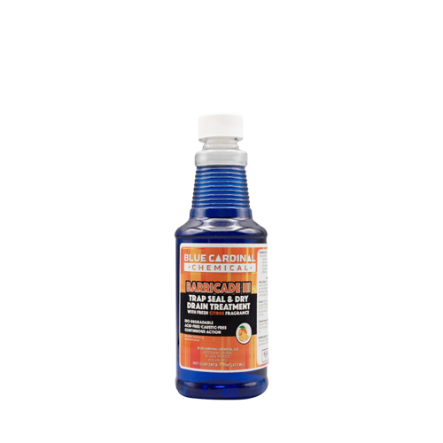 Barricade 3 trap seal and dry drain treatment with citrus scent prevents sewer gas odors