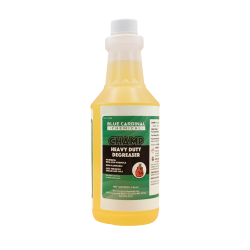 Champ heavy-duty water-soluble cleaner and degreaser for industrial and commercial use