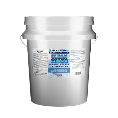 Clean Guard concentrated windshield cleaner and de-icer for ice-free visibility