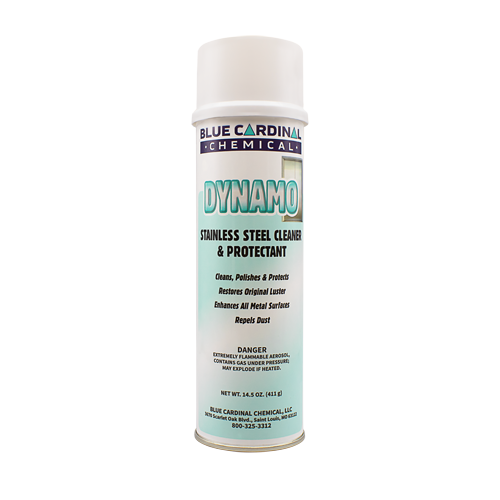 Dynamo Stainless Steel Polish oil-based cleaner and polish for stainless steel, aluminum, chrome, and brass