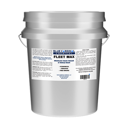 Fleet Max Truck Wash industrial cleaner for trucks, removes tar, grease, and grime