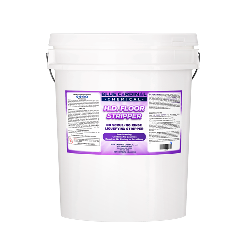HD Floor Stripper heavy-duty non-ammoniated cleaner removes floor finish buildup on hard floors