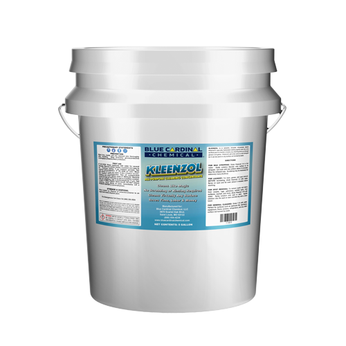 Kleenzol all-purpose no-scrub no-rinse cleaner for water-washable surfaces and spot removal