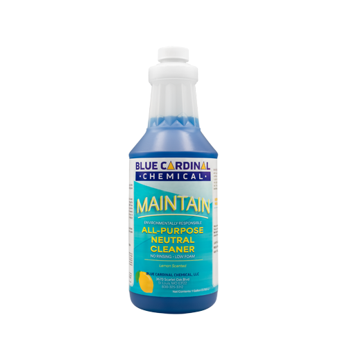 Maintain concentrated neutral pH all-purpose cleaner with no-rinse formula for floors and hard surfaces