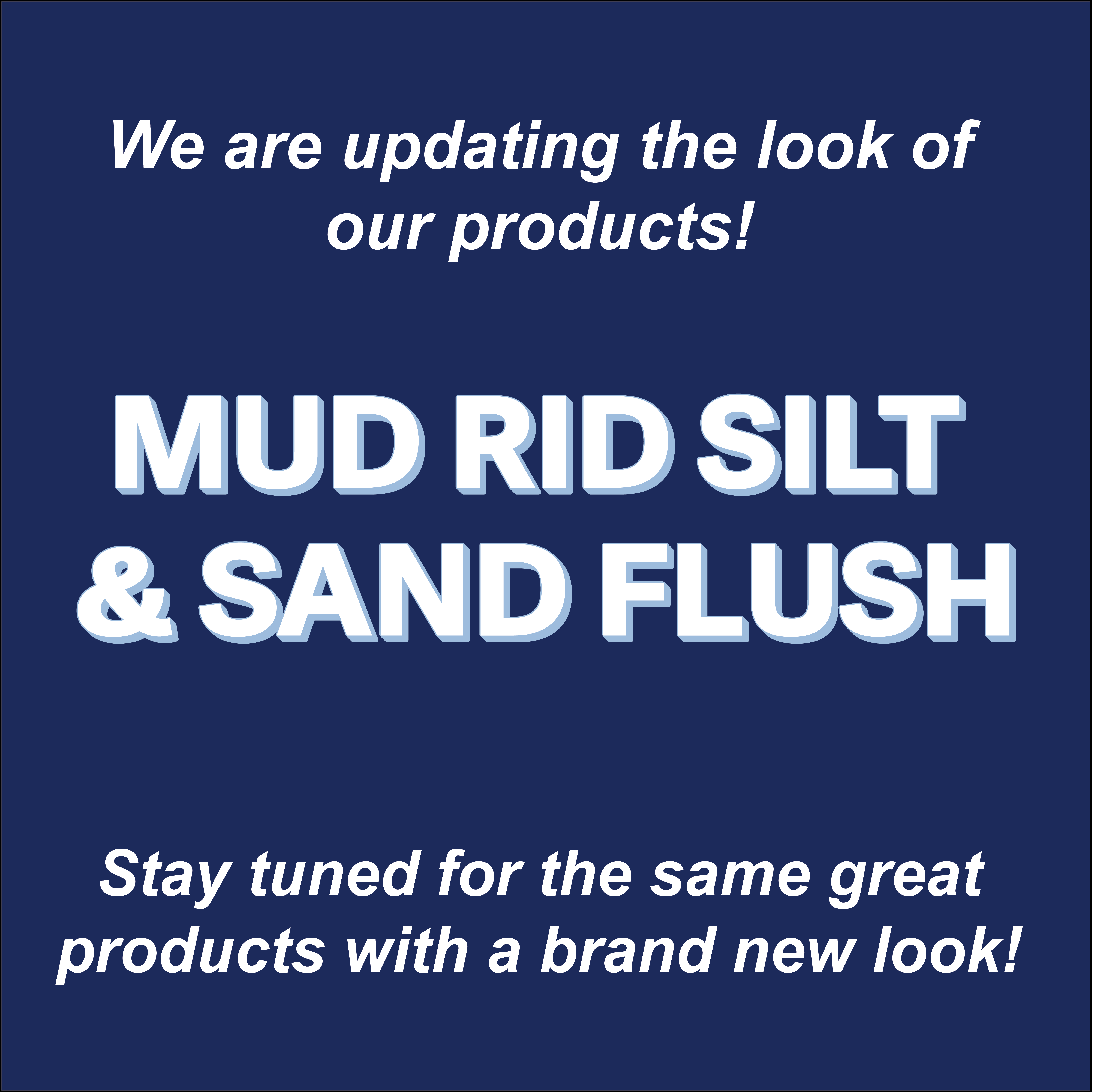 Mud Rid Silt and Sand Flush Blue Cardinal Chemical