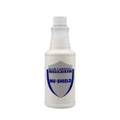 Nu Shield protectant for rubber, plastic, leather, vinyl, and wood with UV protection and shine