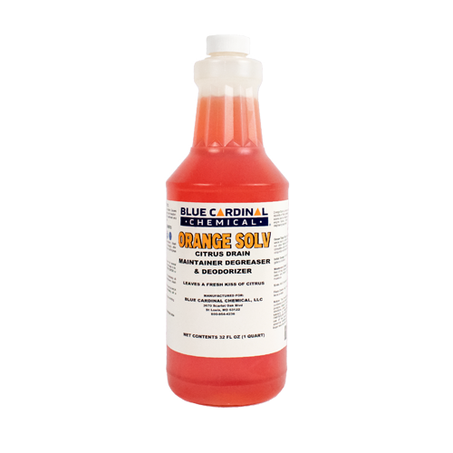 Orange Solv heavy duty citrus-based degreaser for food, grease, oil, and tar removal