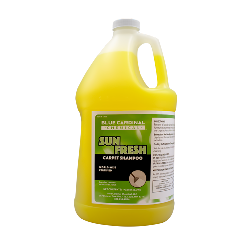 SunFresh ultra-concentrated all-purpose cleaner and degreaser for removing dirt, grease, grime, and residue on hard surfaces